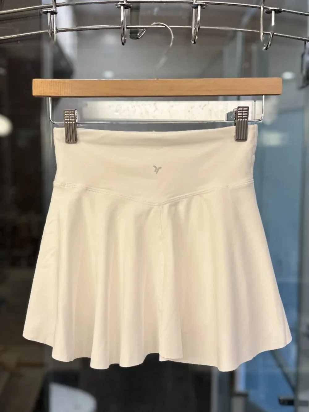 Old Navy Girl’s PowerSoft Active-Wear High-Waist Skort (Calla Lilies Off White)